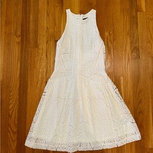 Mossimo White Lace Dress (S)